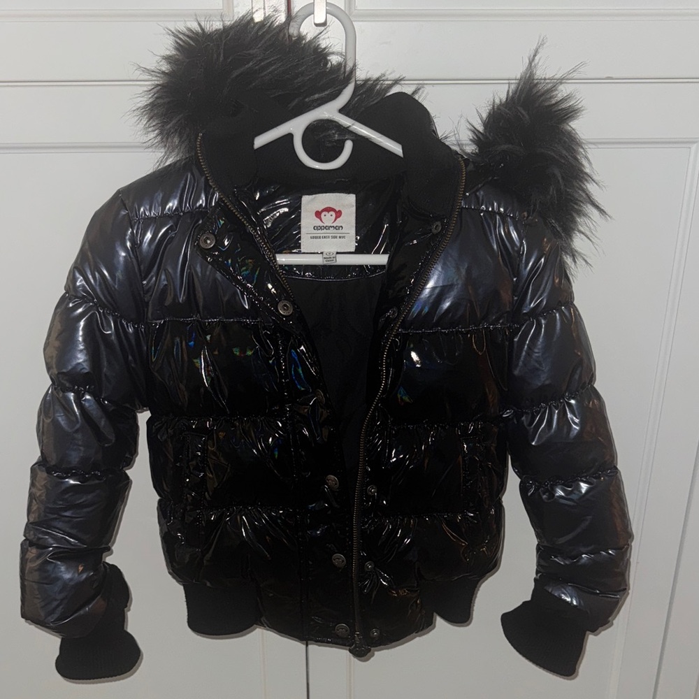 Appaman Faux Fur Removable Hood Winter Jacket